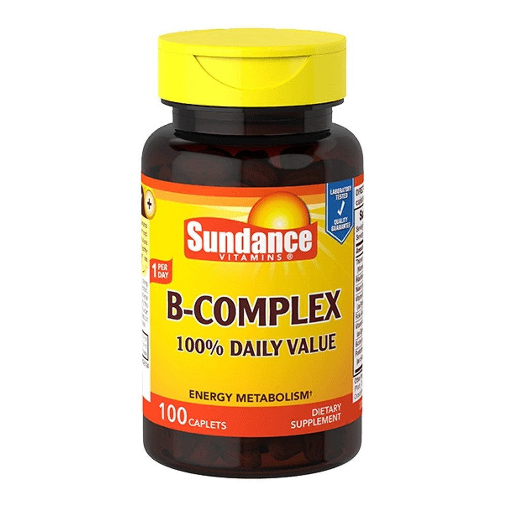 Sundance Vitamins B-Complex 100% Daily Value, 100 Count